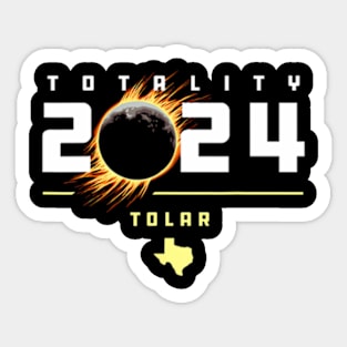 Tolar Texas 2024 Total Solar Eclipse Sticker